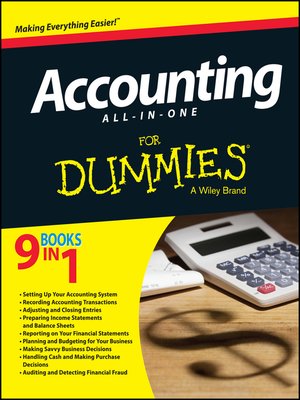 cover image of Accounting All-in-One For Dummies